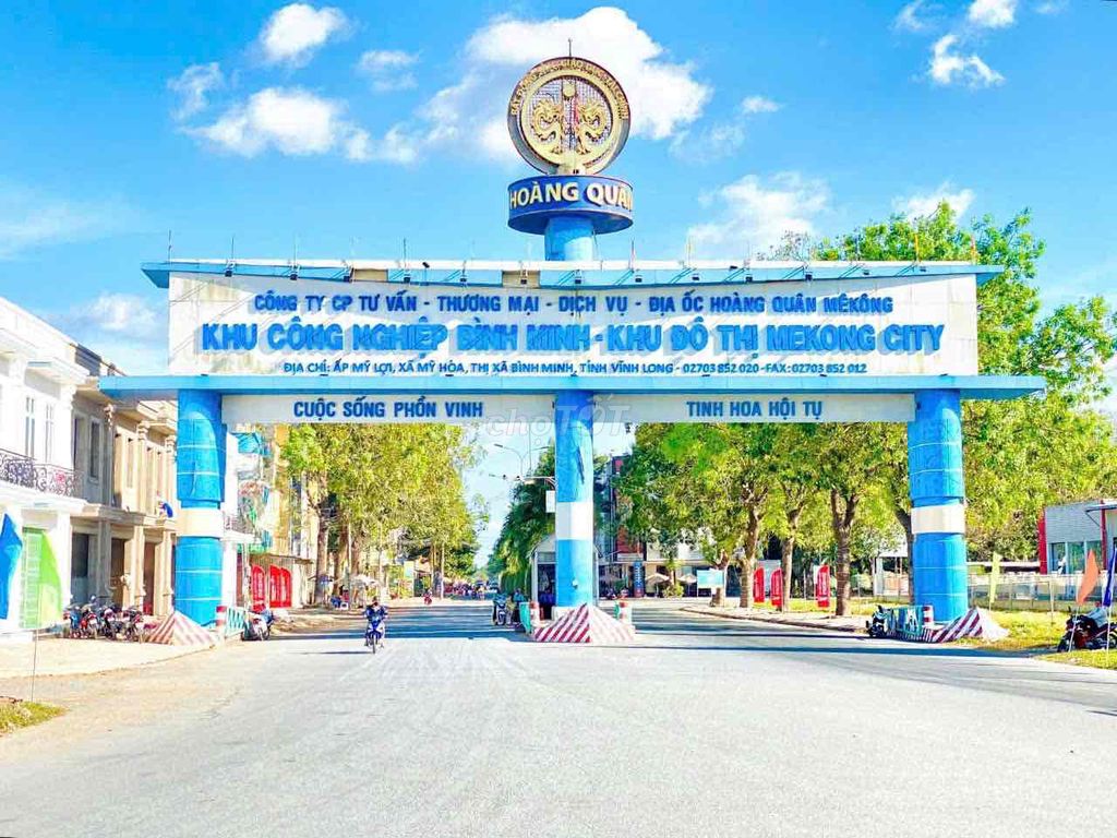 B.án nền110m² đường Phượng Hoàng KĐT Mekong City, Bình Minh, Vĩnh Long