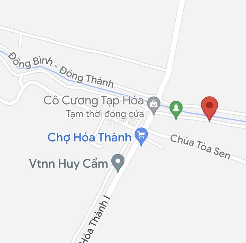 Bán nền đẹp cách chợ Hoá Thành chỉ 300m, Hóa Thành 1, Cách KCN Bình Minh, Vĩnh Long 10KM - Ảnh 3