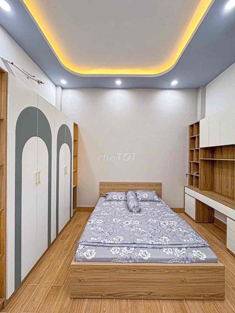 NHÀ LẦU MỚI XÂY 100% - FULL NỘI THẤT - TRỤC CHÍNH HẺM 147 LIÊN TỔ 12/2 - Ảnh 3