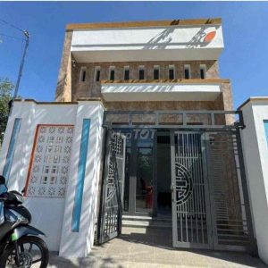 BÁN NHÀ MỚI 100% 1 TRÊT 1 LỬNG KHU TÁI ĐỊNH CƯ P9, TP VĨNH LONG